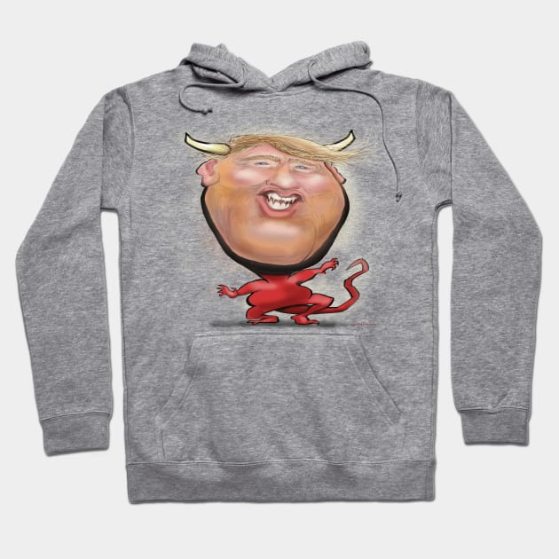 Temper Tantrum Trump Hoodie by Kevin Middleton